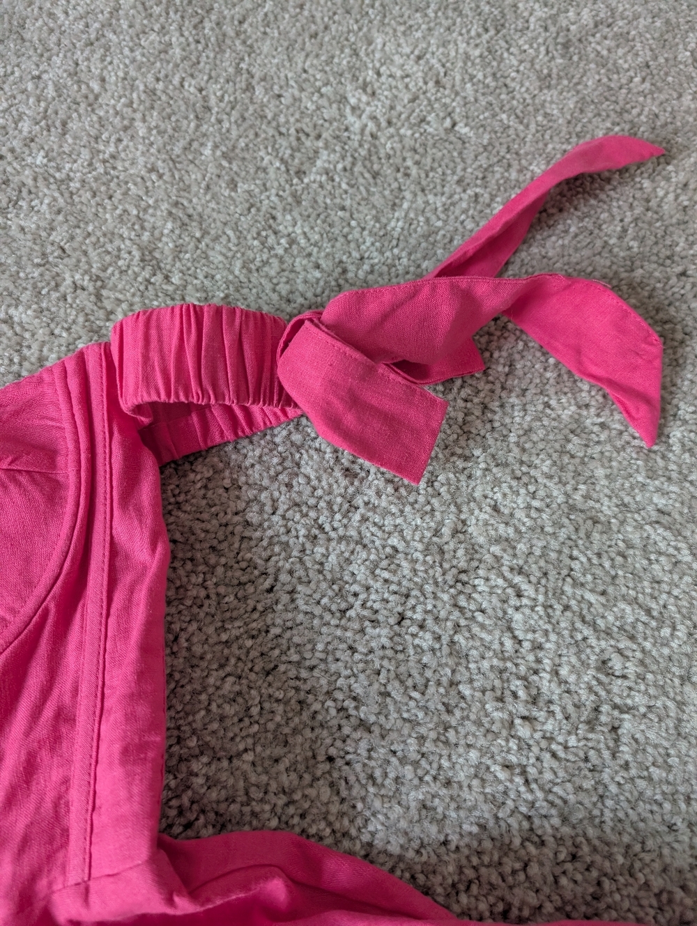 NWT Megan Moroney Mini Off the Shoulder Hot Pink Dress Small - Picture 3 of 13